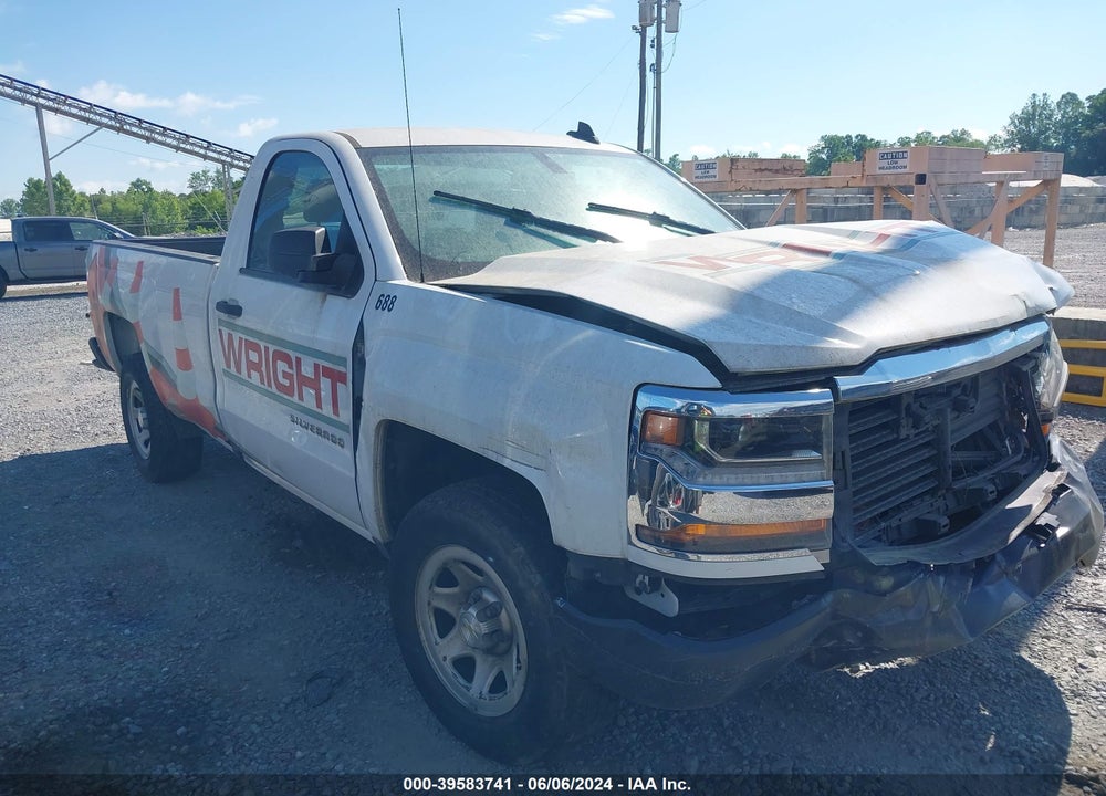 2018 CHEVROLET SILVERADO 1500 WT VIN: 1GCNCNEH8JZ221853