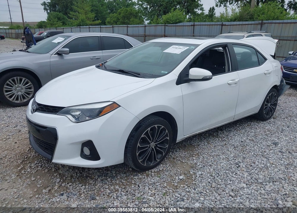 2016 TOYOTA COROLLA VIN: 5YFBURHE2GP555114