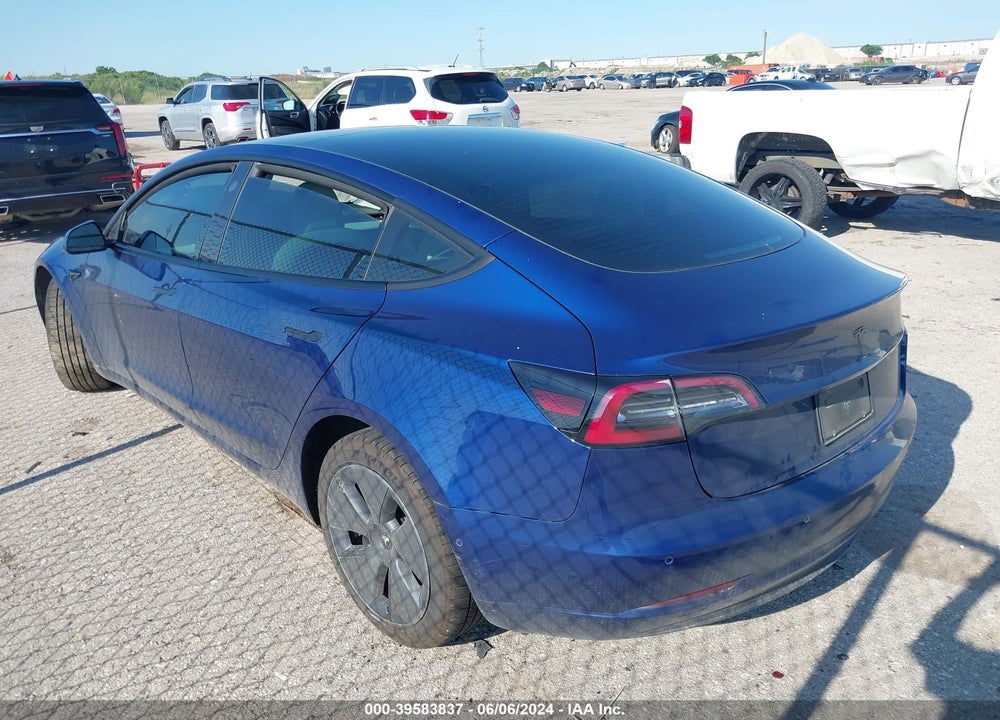 2021 TESLA MODEL 3 STANDARD RANGE PLUS REAR-WHEEL DRIVE VIN: 5YJ3E1EA4MF978708