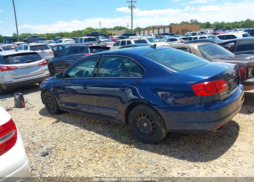 2014 VOLKSWAGEN JETTA 1.8T SE VIN: 3VWD17AJ6EM263898