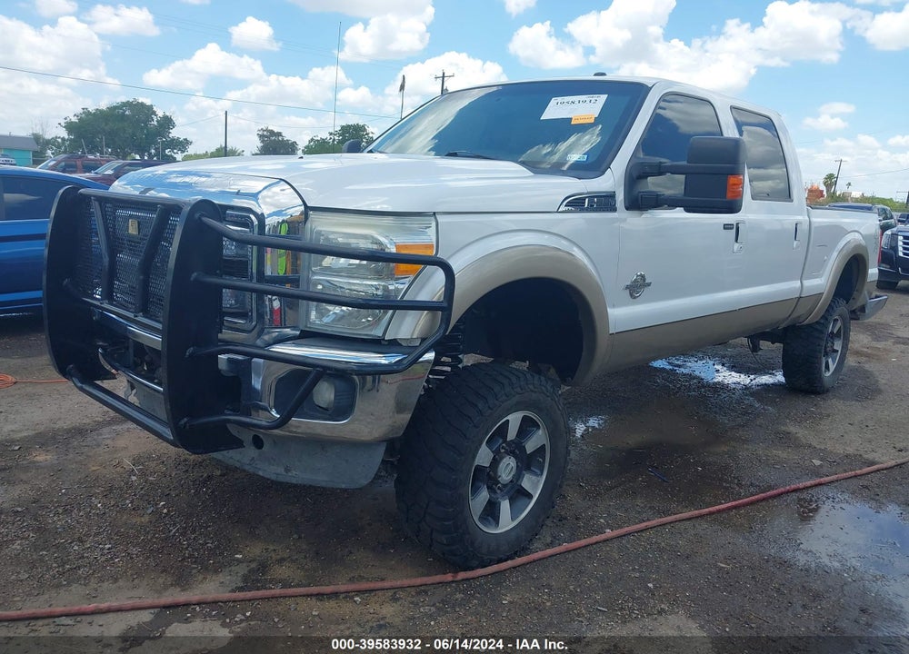 2013 FORD F-250 LARIAT VIN: 1FT7W2BT3DEA07985