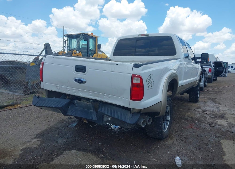 2013 FORD F-250 LARIAT VIN: 1FT7W2BT3DEA07985