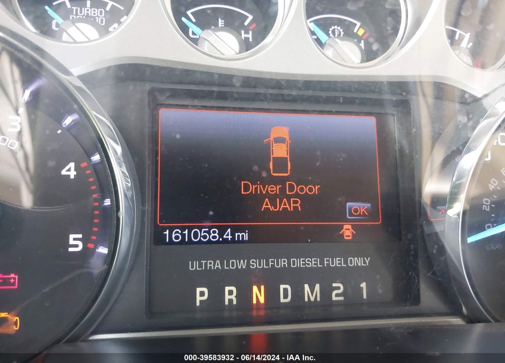 2013 FORD F-250 LARIAT VIN: 1FT7W2BT3DEA07985