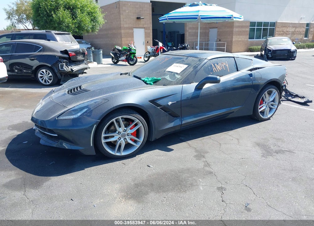 2019 CHEVROLET CORVETTE STINGRAY VIN: 1G1YB2D79K5119826