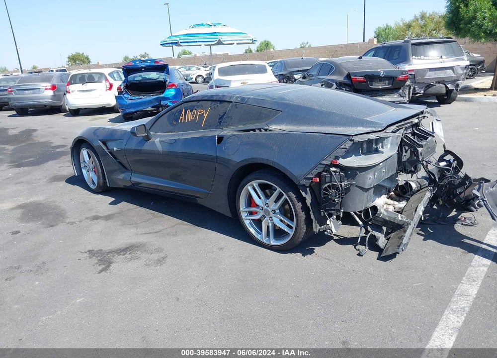2019 CHEVROLET CORVETTE STINGRAY VIN: 1G1YB2D79K5119826