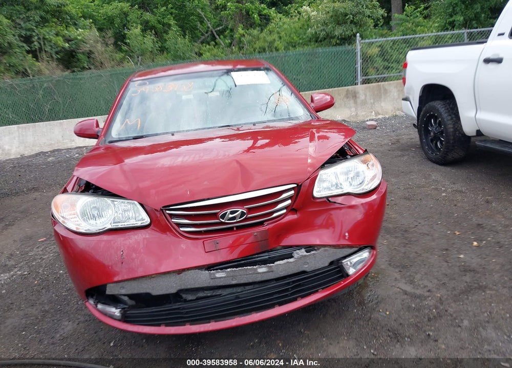 2010 HYUNDAI ELANTRA GLS VIN: KMHDU4AD1AU199631
