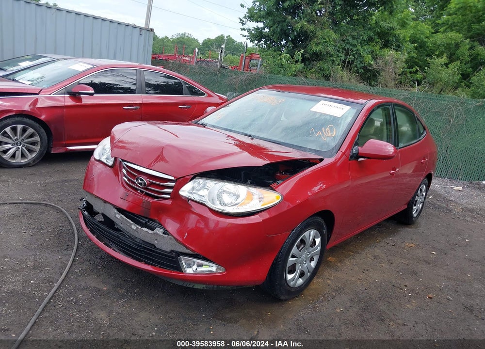 2010 HYUNDAI ELANTRA GLS VIN: KMHDU4AD1AU199631