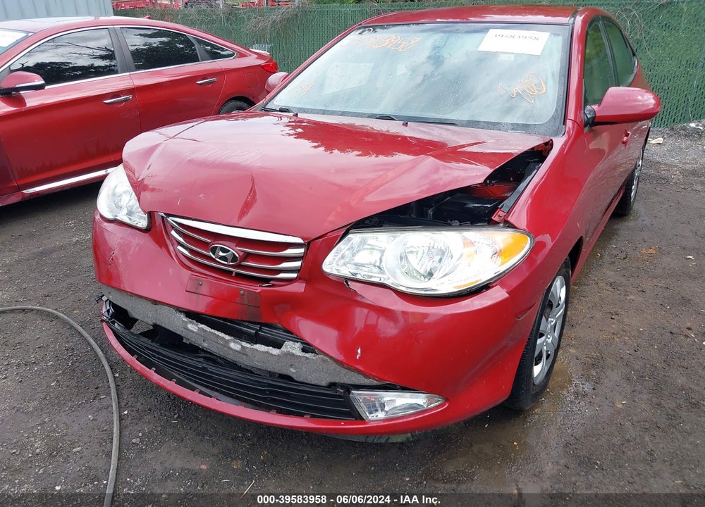 2010 HYUNDAI ELANTRA GLS VIN: KMHDU4AD1AU199631