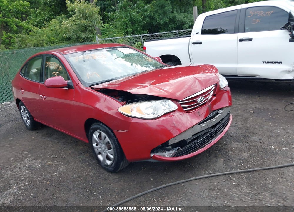 2010 HYUNDAI ELANTRA GLS VIN: KMHDU4AD1AU199631
