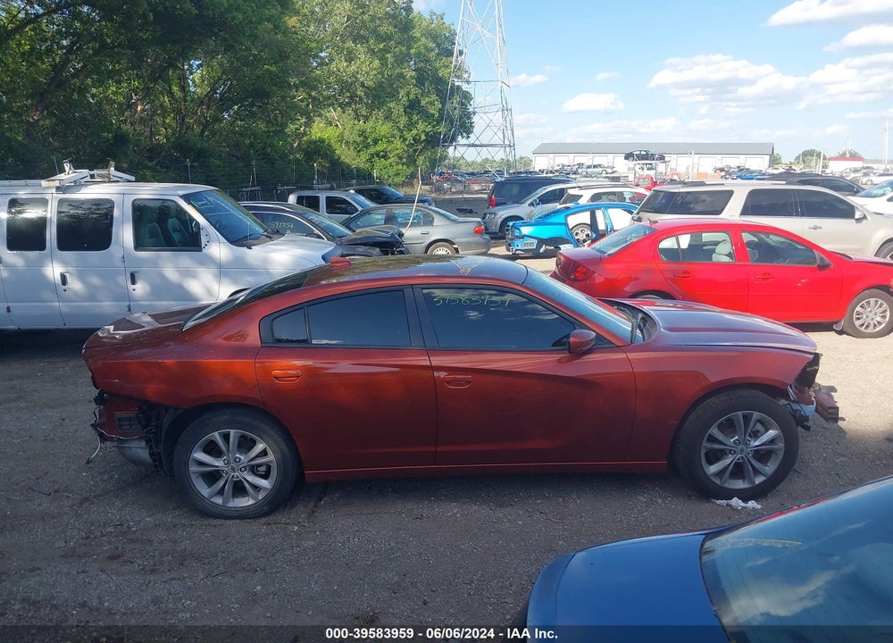 2022 DODGE CHARGER SXT AWD VIN: 2C3CDXJG4NH214289