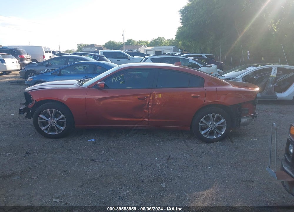 2022 DODGE CHARGER SXT AWD VIN: 2C3CDXJG4NH214289