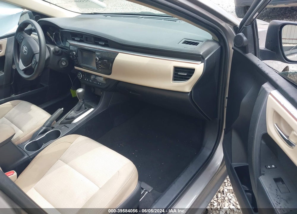 2016 TOYOTA COROLLA LE VIN: 2T1BURHEXGC743167