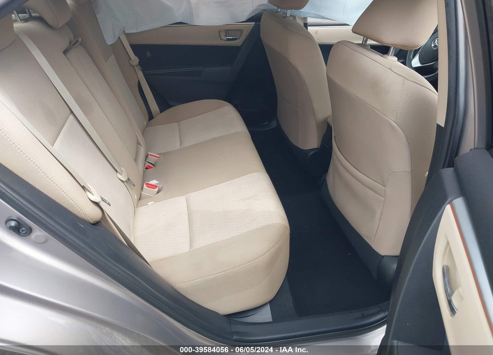 2016 TOYOTA COROLLA LE VIN: 2T1BURHEXGC743167