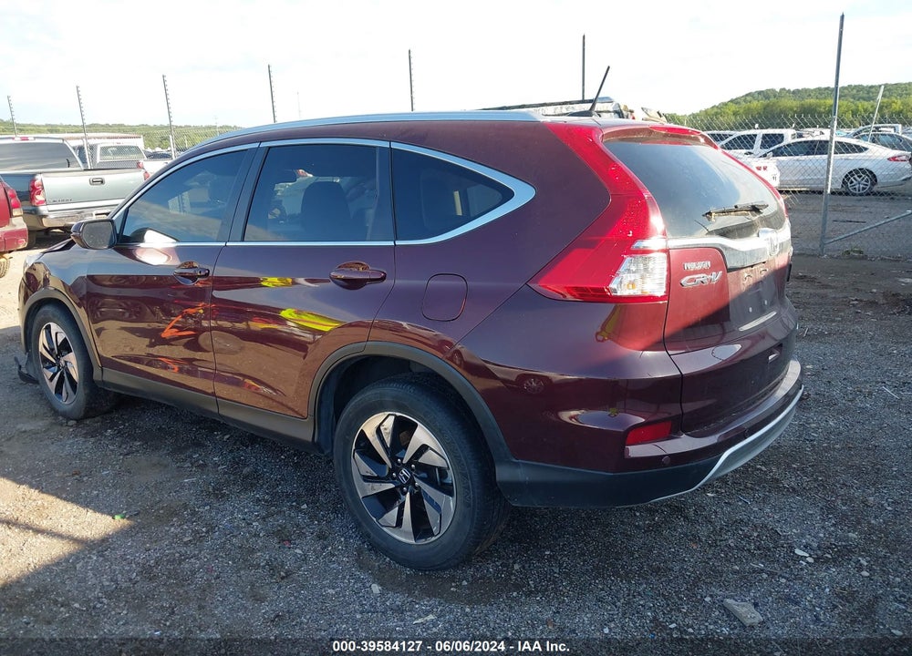 2015 HONDA CR-V TOURING VIN: 5J6RM4H93FL078246