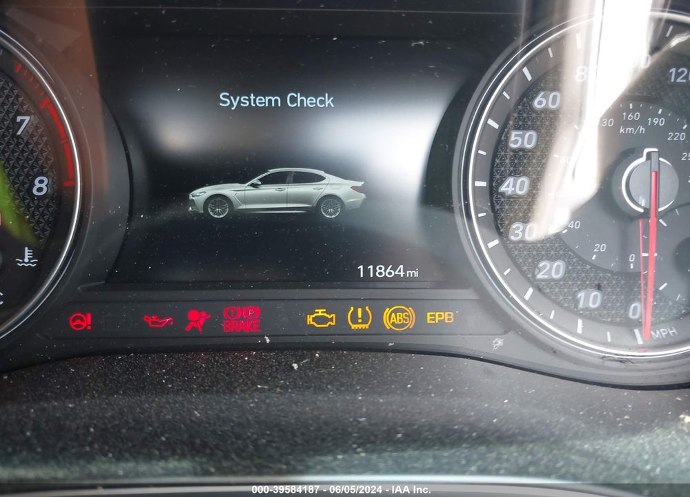 2020 GENESIS G70 2.0T AWD VIN: KMTG44LA2LU065414