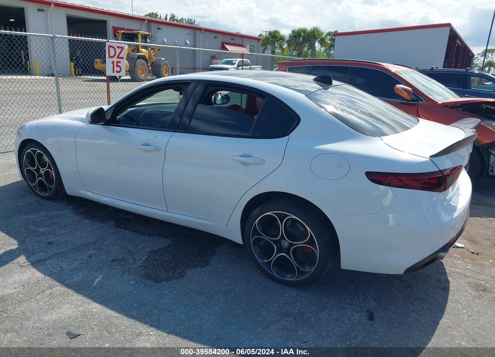 2019 ALFA ROMEO GIULIA TI SPORT RWD VIN: ZARFAMBN0K7607720