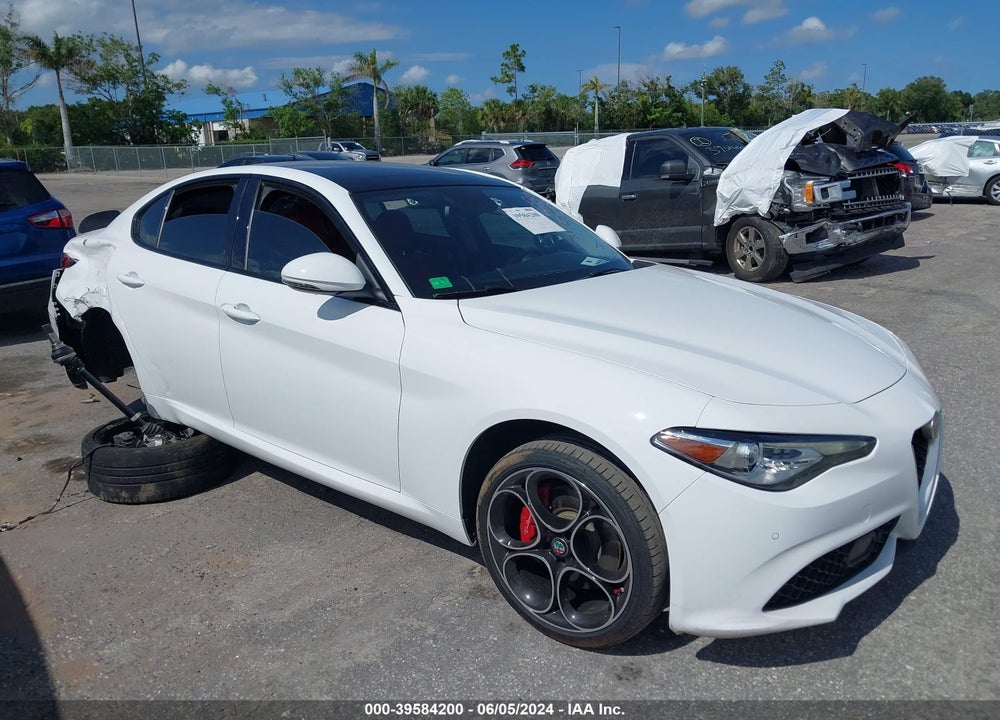 2019 ALFA ROMEO GIULIA TI SPORT RWD VIN: ZARFAMBN0K7607720