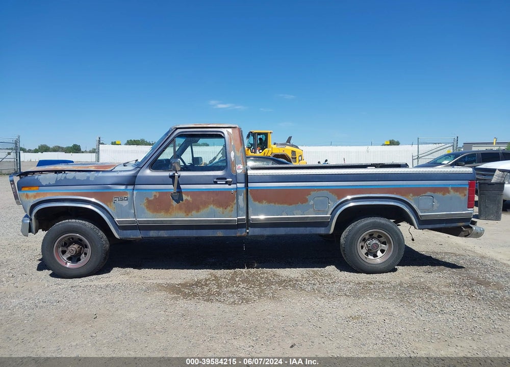 1986 FORD F150 VIN: 1FTEF14N8GPA67785