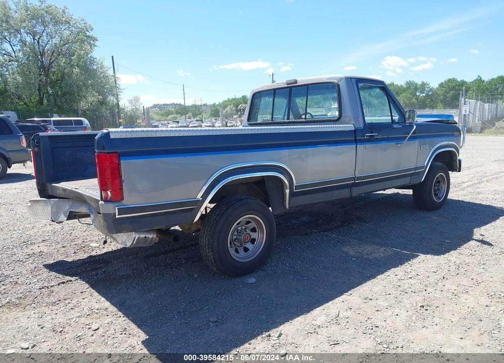 1986 FORD F150 VIN: 1FTEF14N8GPA67785
