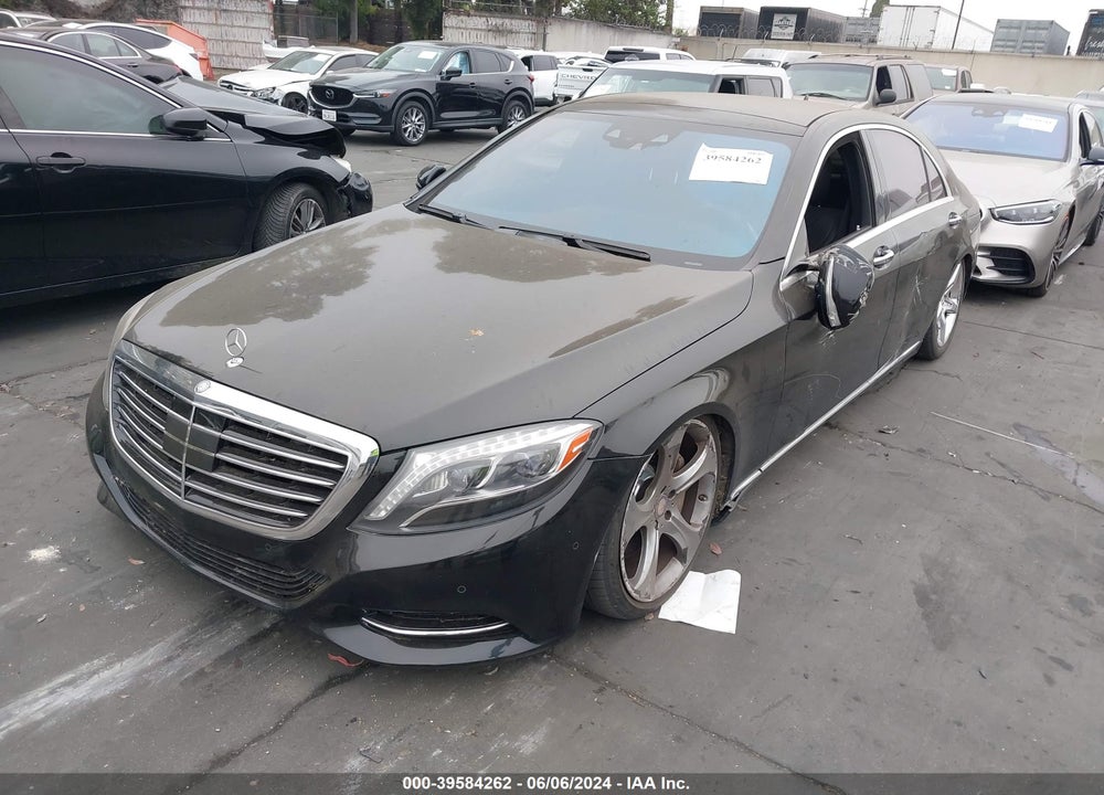 2016 MERCEDES-BENZ S 550 VIN: WDDUG8CB9GA222605