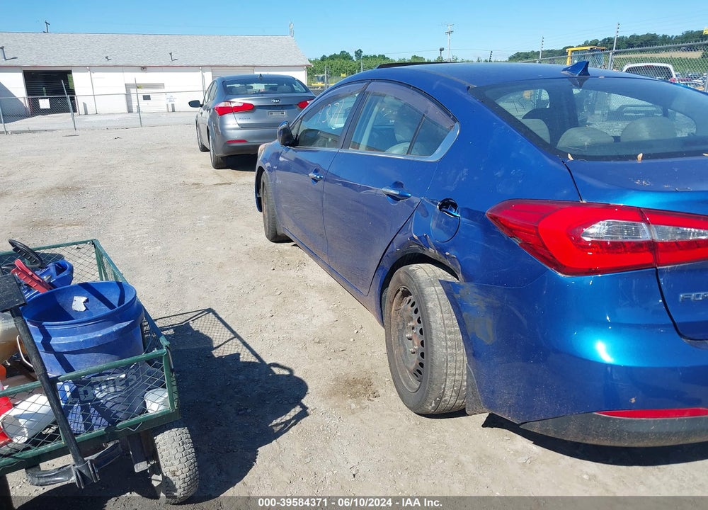 2015 KIA FORTE EX VIN: KNAFZ4A86F5264974