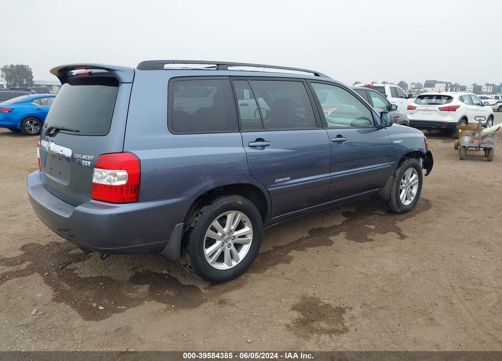 2007 TOYOTA HIGHLANDER HYBRID LIMITED V6 VIN: JTEDW21A070020984