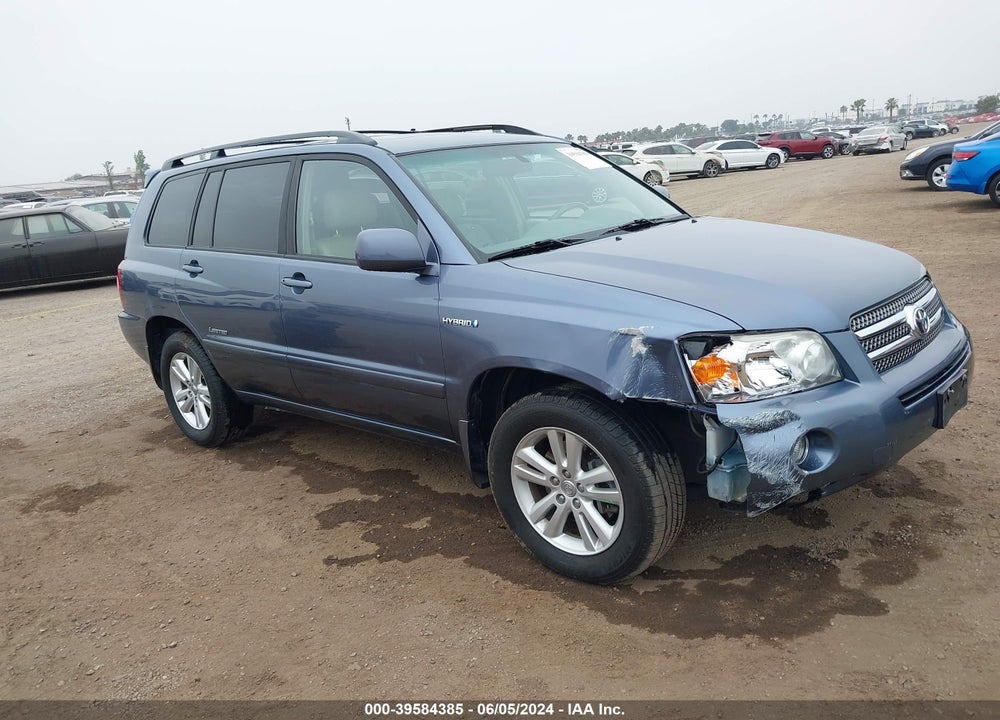 2007 TOYOTA HIGHLANDER HYBRID LIMITED V6 VIN: JTEDW21A070020984