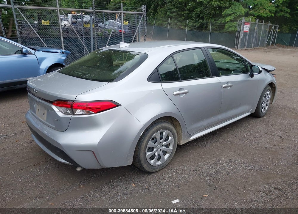 2022 TOYOTA COROLLA LE VIN: JTDEPMAE7N3024580