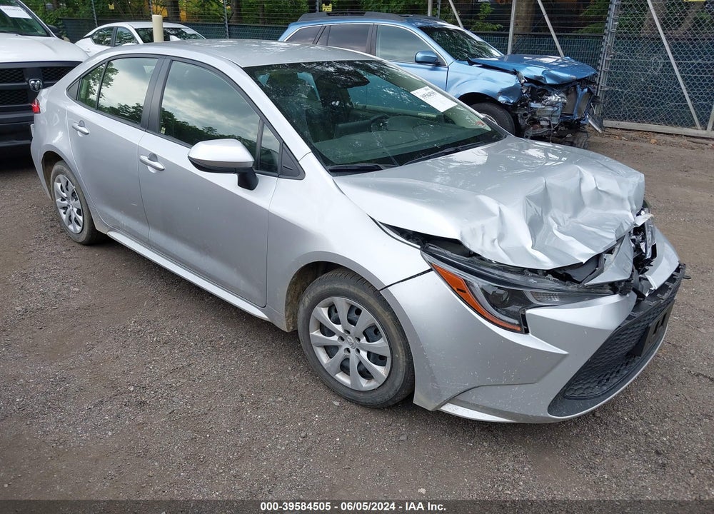 2022 TOYOTA COROLLA LE VIN: JTDEPMAE7N3024580