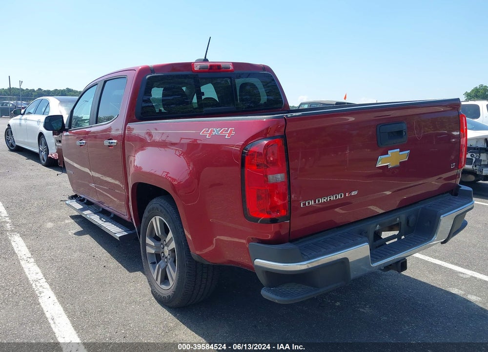 2017 CHEVROLET COLORADO LT VIN: 1GCGTCEN6H1280329