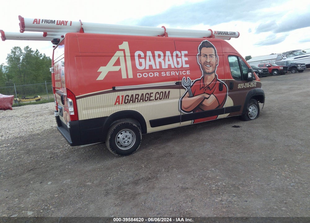 2022 RAM PROMASTER 2500 HIGH ROOF 159 WB VIN: 3C6LRVDG0NE113332