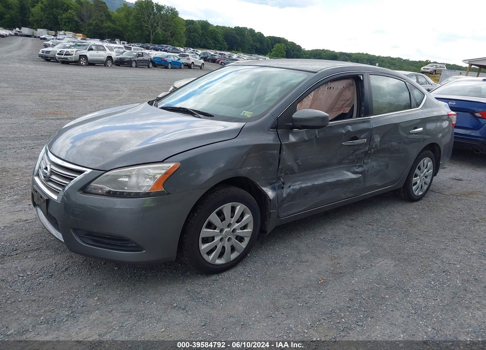 2015 NISSAN SENTRA SV VIN: 3N1AB7AP0FL690639