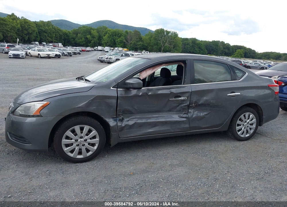 2015 NISSAN SENTRA SV VIN: 3N1AB7AP0FL690639