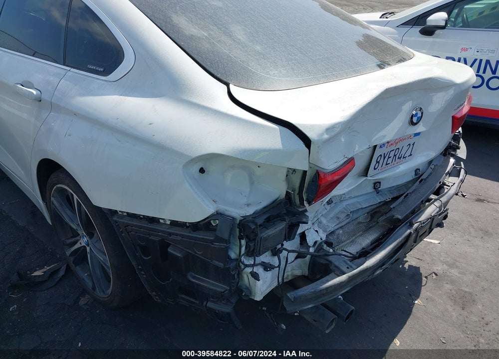 2018 BMW 430I GRAN COUPE VIN: WBA4J1C54JBG78865