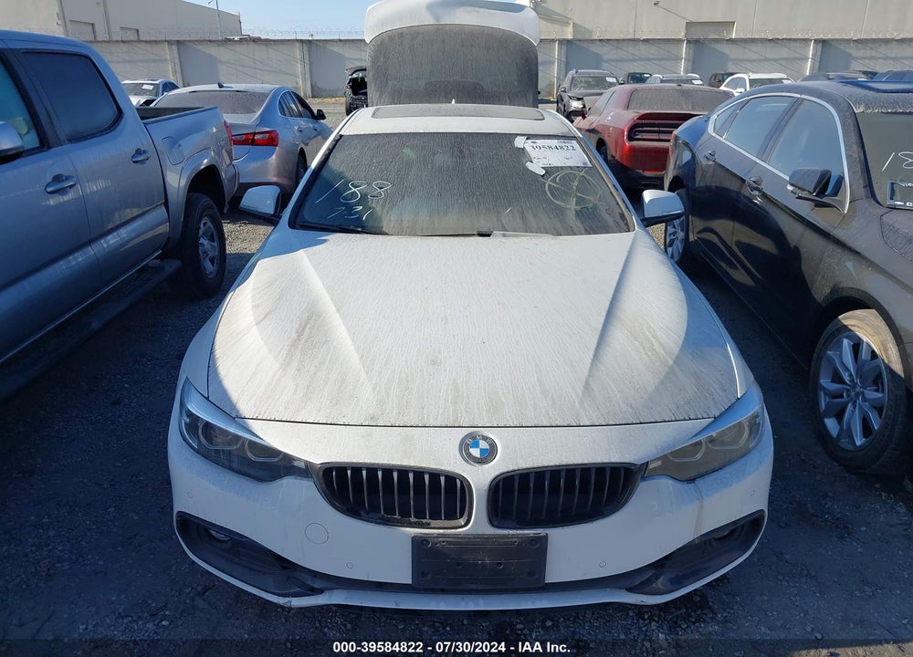 2018 BMW 430I GRAN COUPE VIN: WBA4J1C54JBG78865