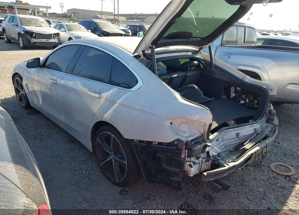 2018 BMW 430I GRAN COUPE VIN: WBA4J1C54JBG78865
