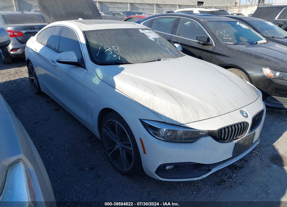 2018 BMW 430I GRAN COUPE VIN: WBA4J1C54JBG78865