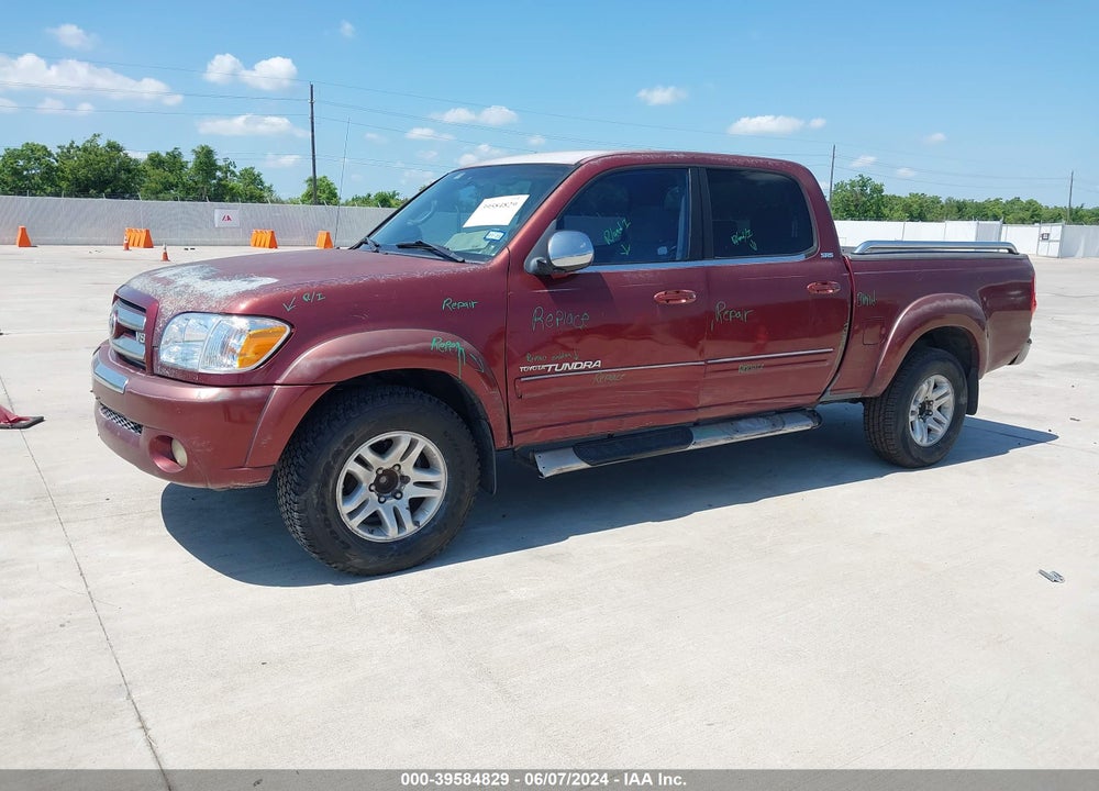 2005 TOYOTA TUNDRA SR5 V8 VIN: 5TBET34125S469816