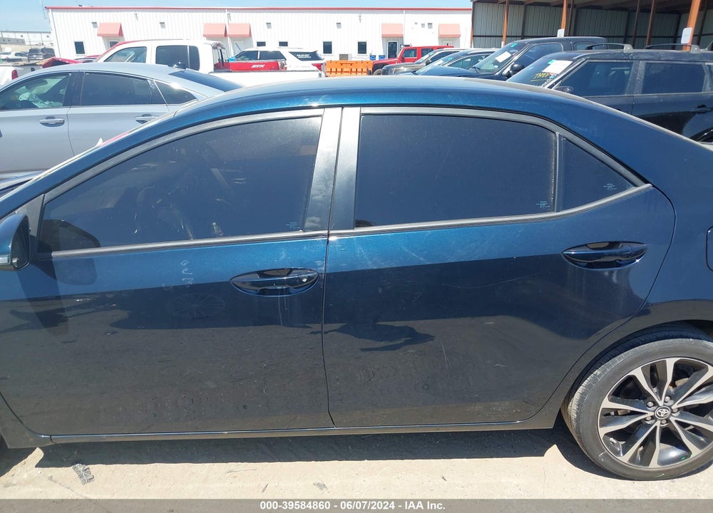 2018 TOYOTA COROLLA SE VIN: 2T1BURHE9JC121442