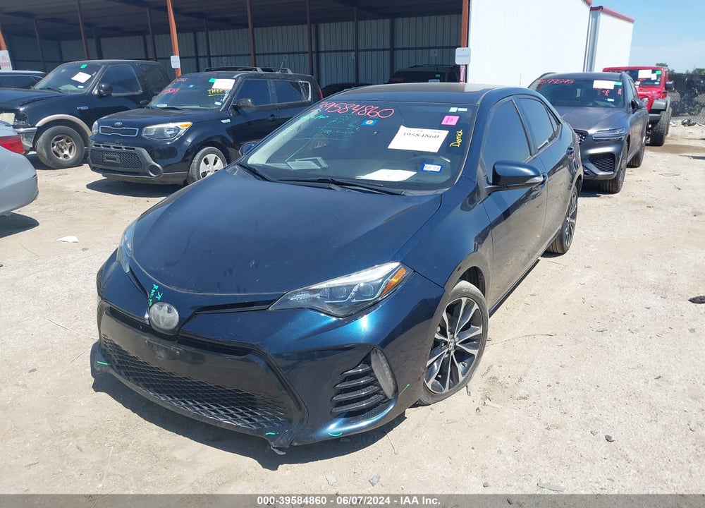 2018 TOYOTA COROLLA SE VIN: 2T1BURHE9JC121442