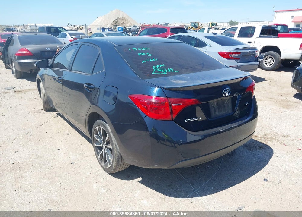 2018 TOYOTA COROLLA SE VIN: 2T1BURHE9JC121442