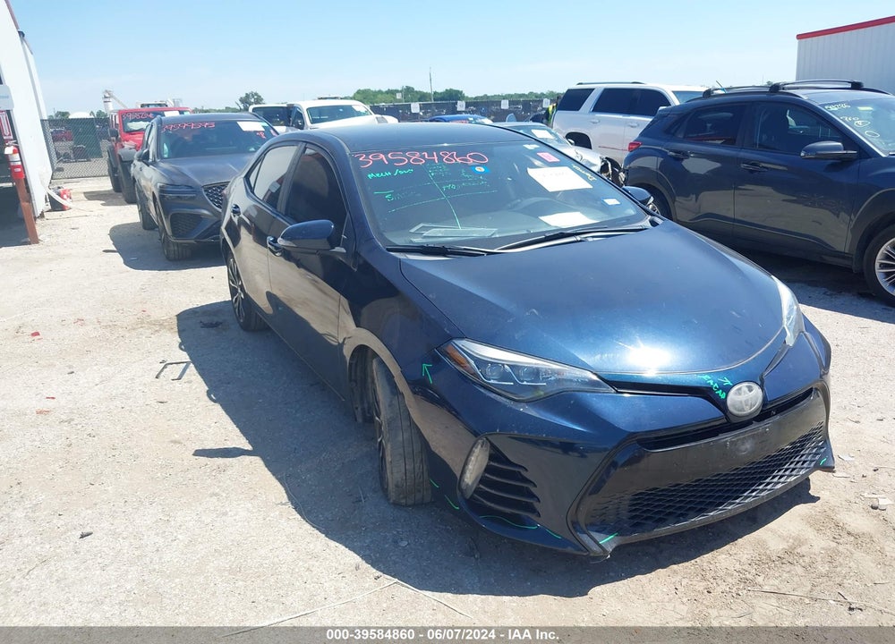 2018 TOYOTA COROLLA SE VIN: 2T1BURHE9JC121442