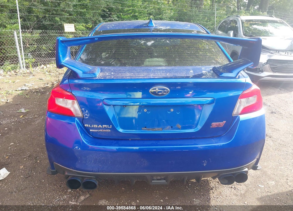 2015 SUBARU WRX STI LAUNCH EDITION VIN: JF1VA2W64F9800983