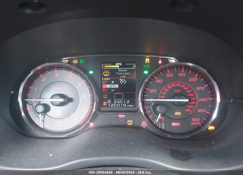 2015 SUBARU WRX STI LAUNCH EDITION VIN: JF1VA2W64F9800983