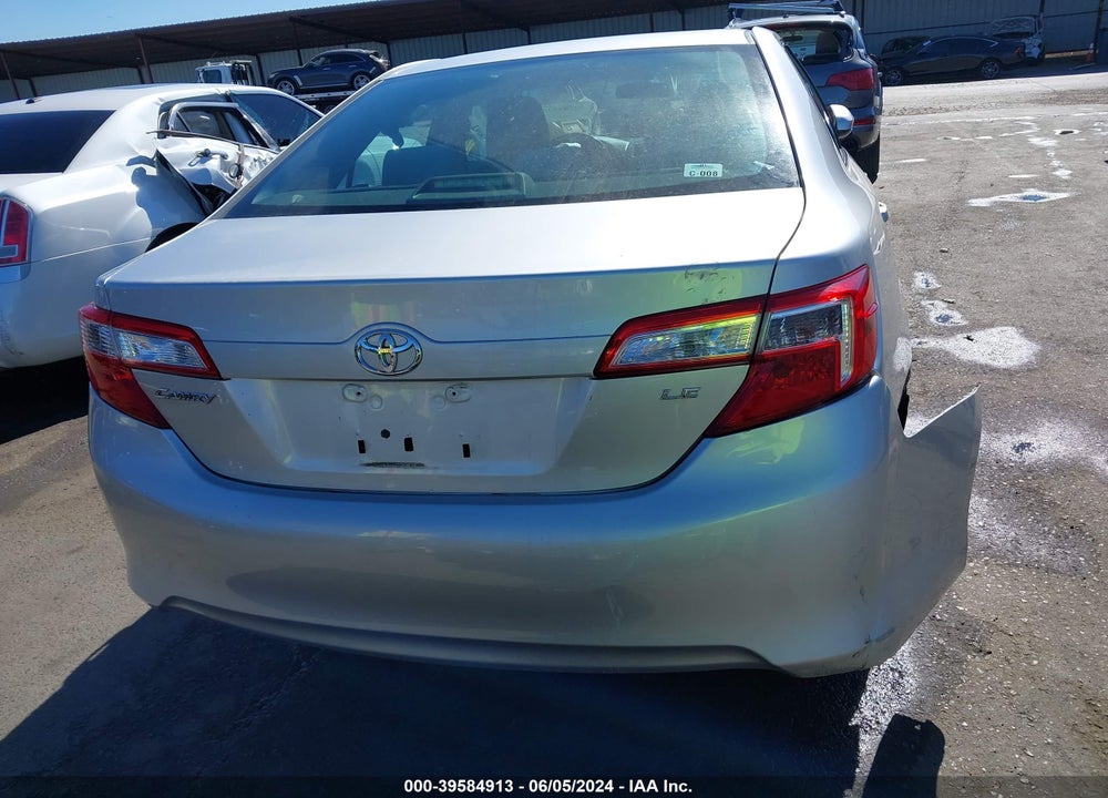 2012 TOYOTA CAMRY LE VIN: 4T4BF1FKXCR177708