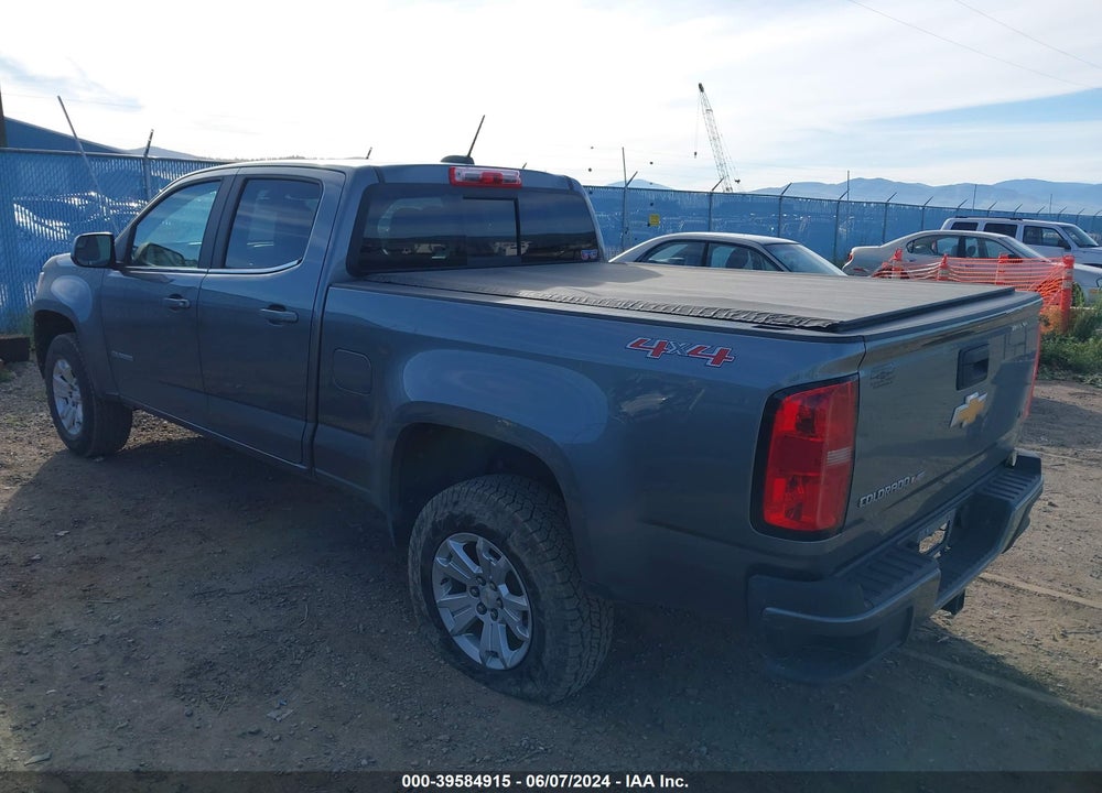 2020 CHEVROLET COLORADO 4WD LONG BOX LT VIN: 1GCGTCEN0L1156694