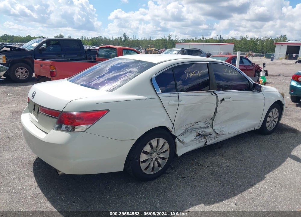 2012 HONDA ACCORD 2.4 LX VIN: 1HGCP2F38CA022110