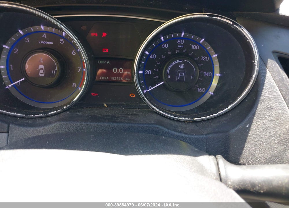2013 HYUNDAI SONATA GLS VIN: 5NPEB4AC1DH758843