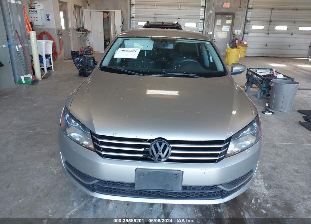 2012 VOLKSWAGEN PASSAT 2.5L S VIN: 1VWAH7A34CC022047