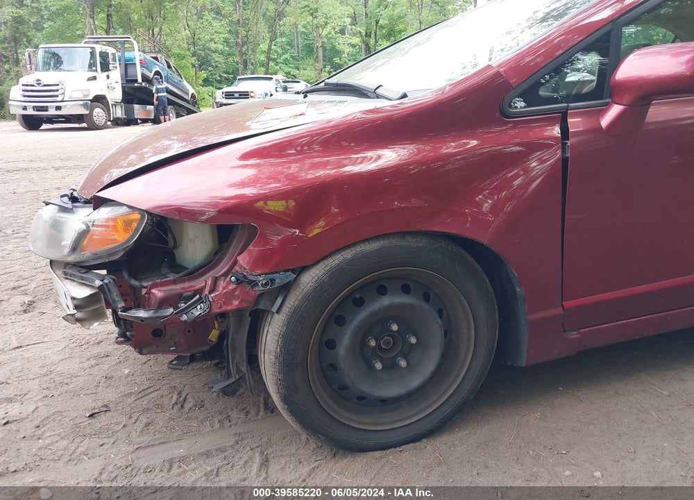 2007 HONDA CIVIC LX VIN: 1HGFA165X7L033646